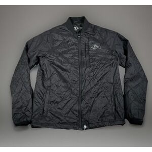 SAGA Outerwear Full‎ Zip Bomber Jacket Mens S Lightweight Thinsulate Insulated